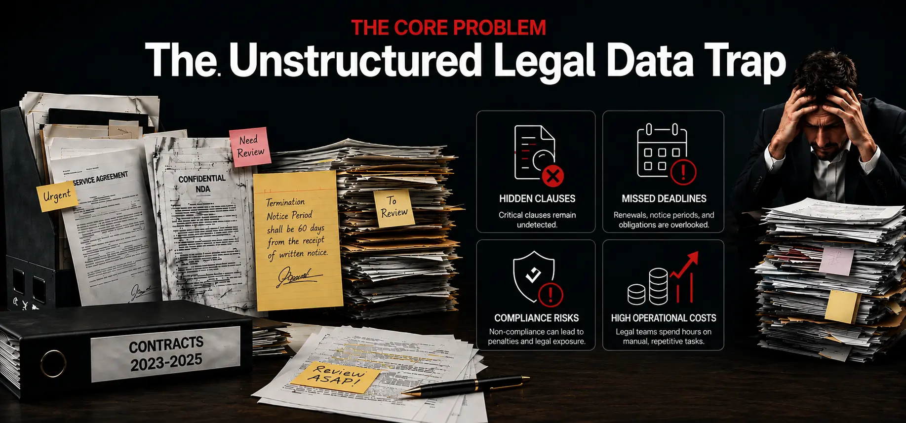 Most corporate legal history is locked in scanned PDFs, handwritten addendums, and unstructured archives.