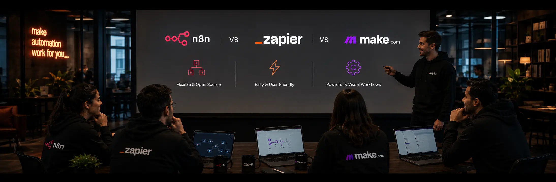n8n vs Zapier vs Make.com: Which Automation Tool is The Best in 2026?