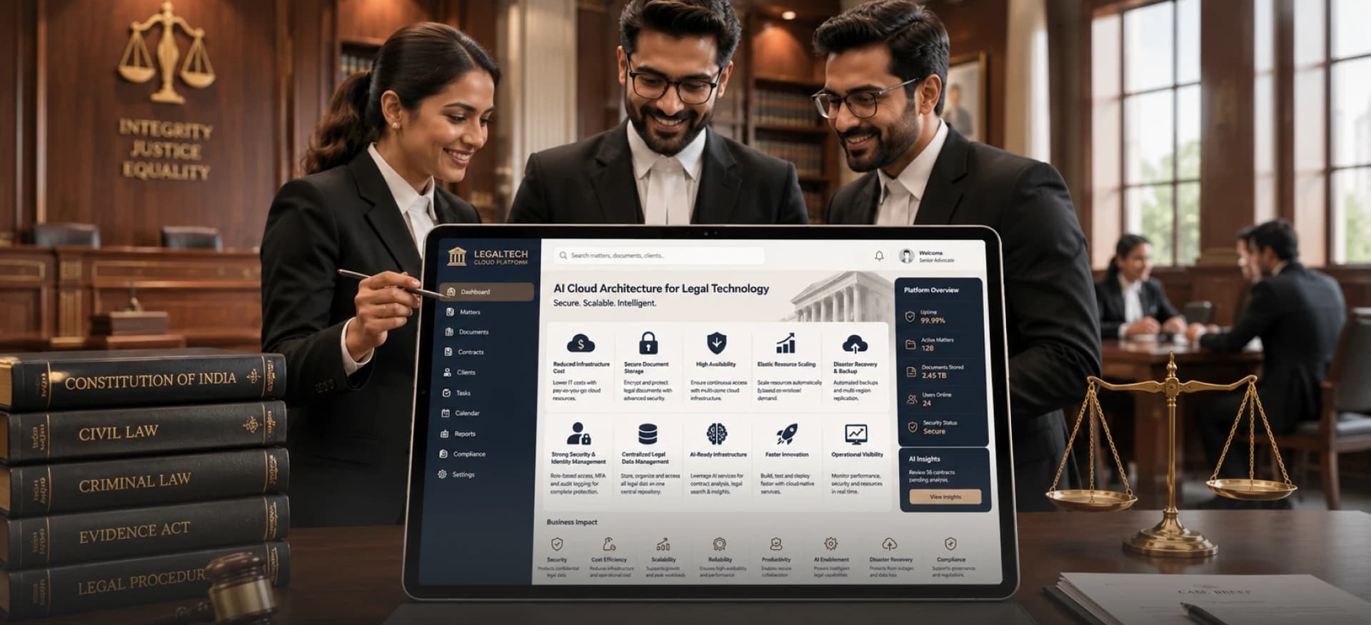 The Future of AI Cloud Architecture for Legal Technology Platforms