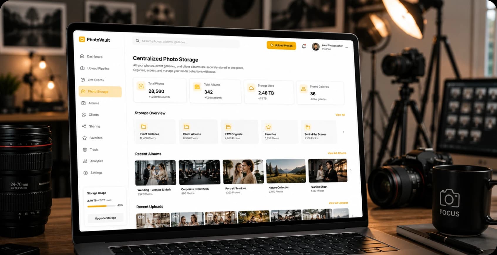 Centralized Photo Storage Configuration