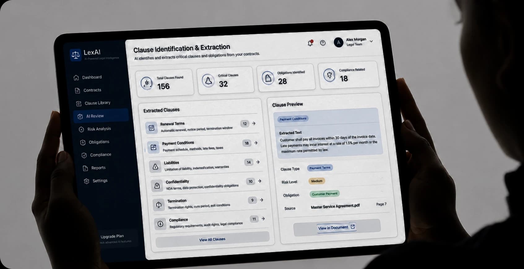 Clause Identification & Extraction