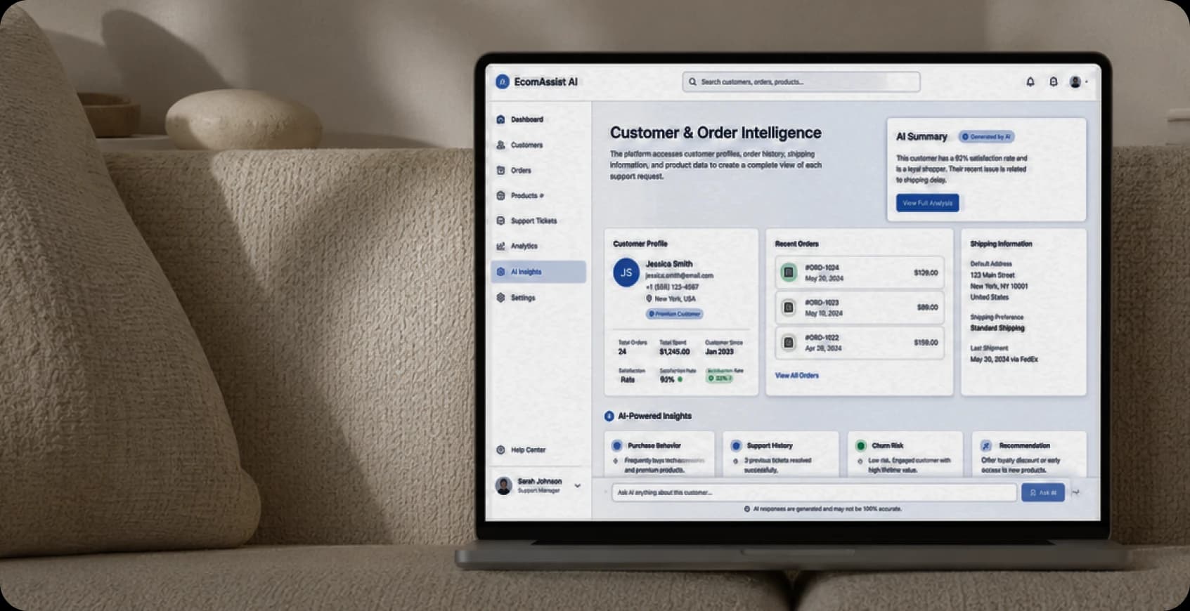 Customer & Order Intelligence