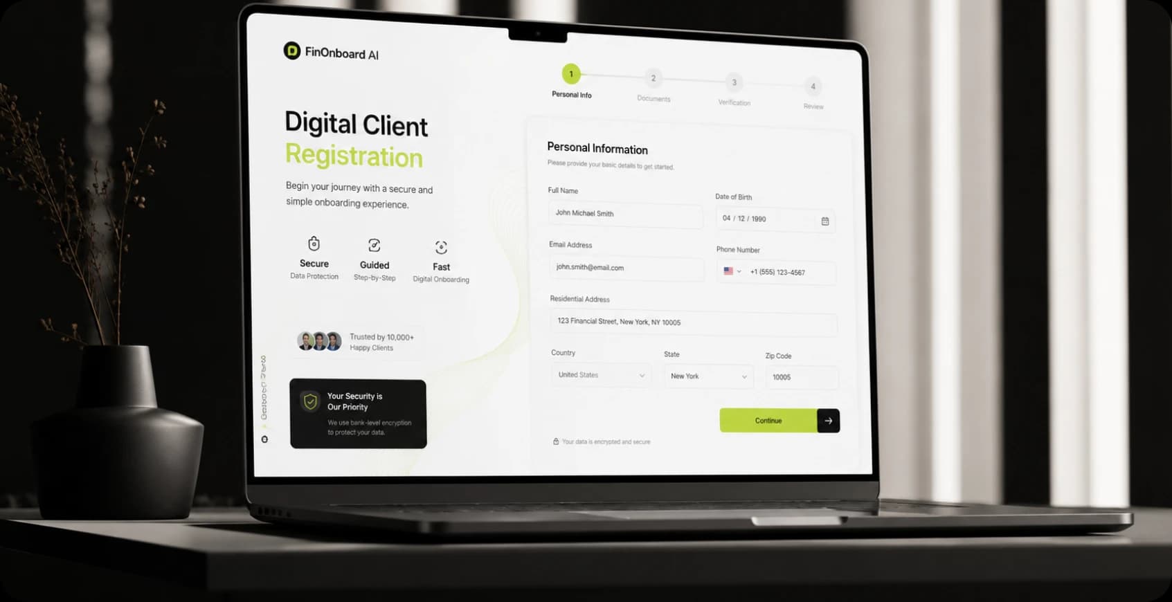 Digital Client Registration