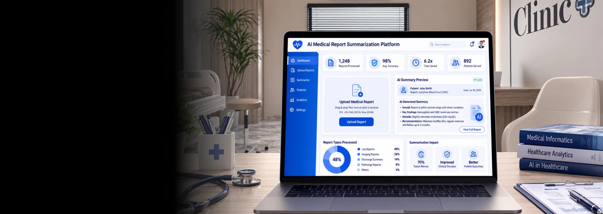AI Medical Report Summarization Platform