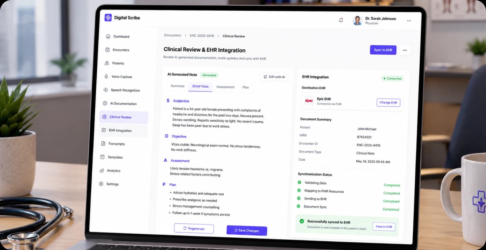 Clinical Review & EHR Integration