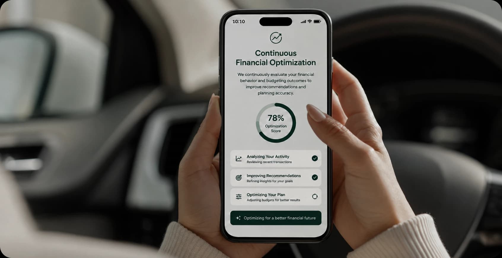 Continuous Financial Optimization