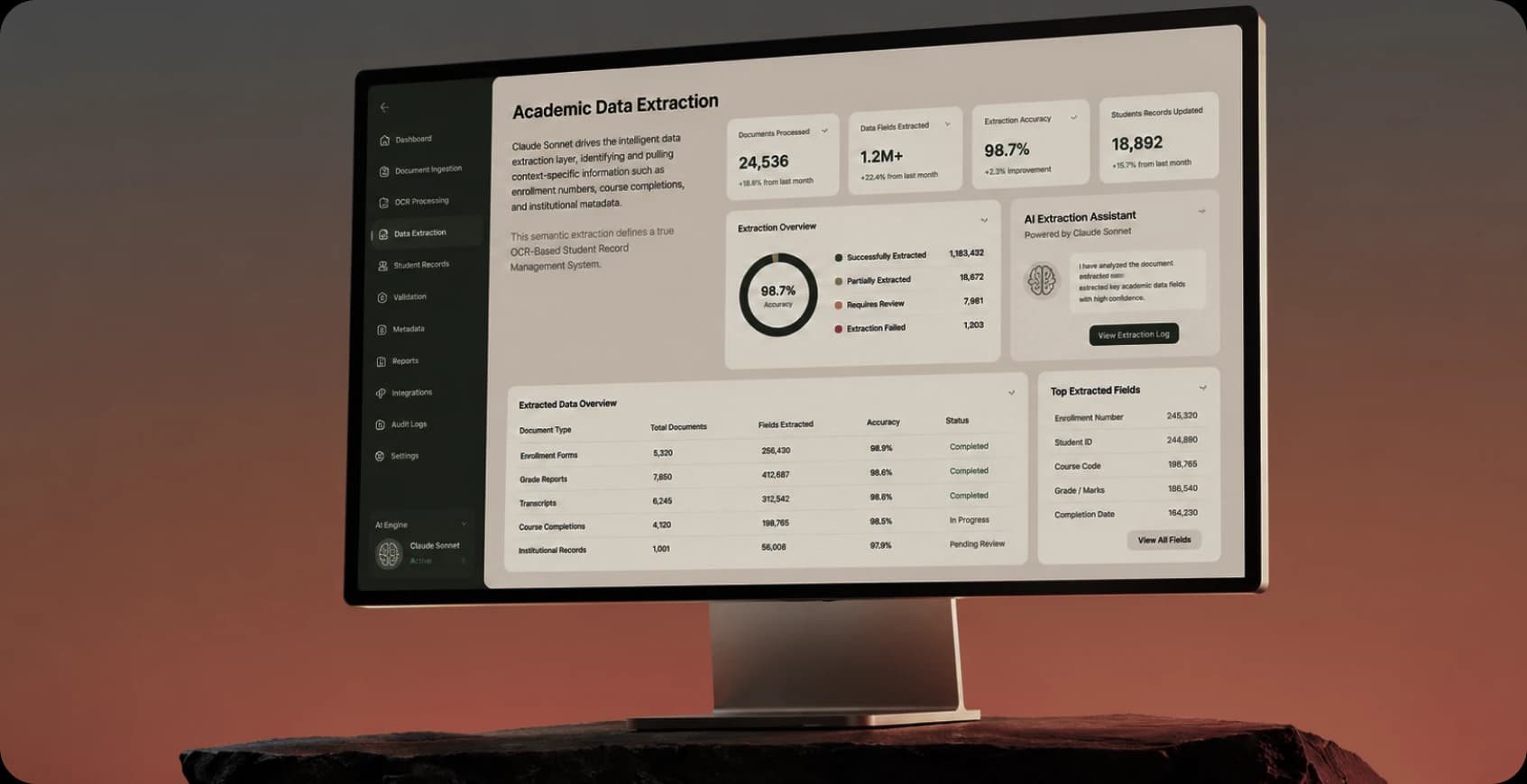 Academic Data Extraction