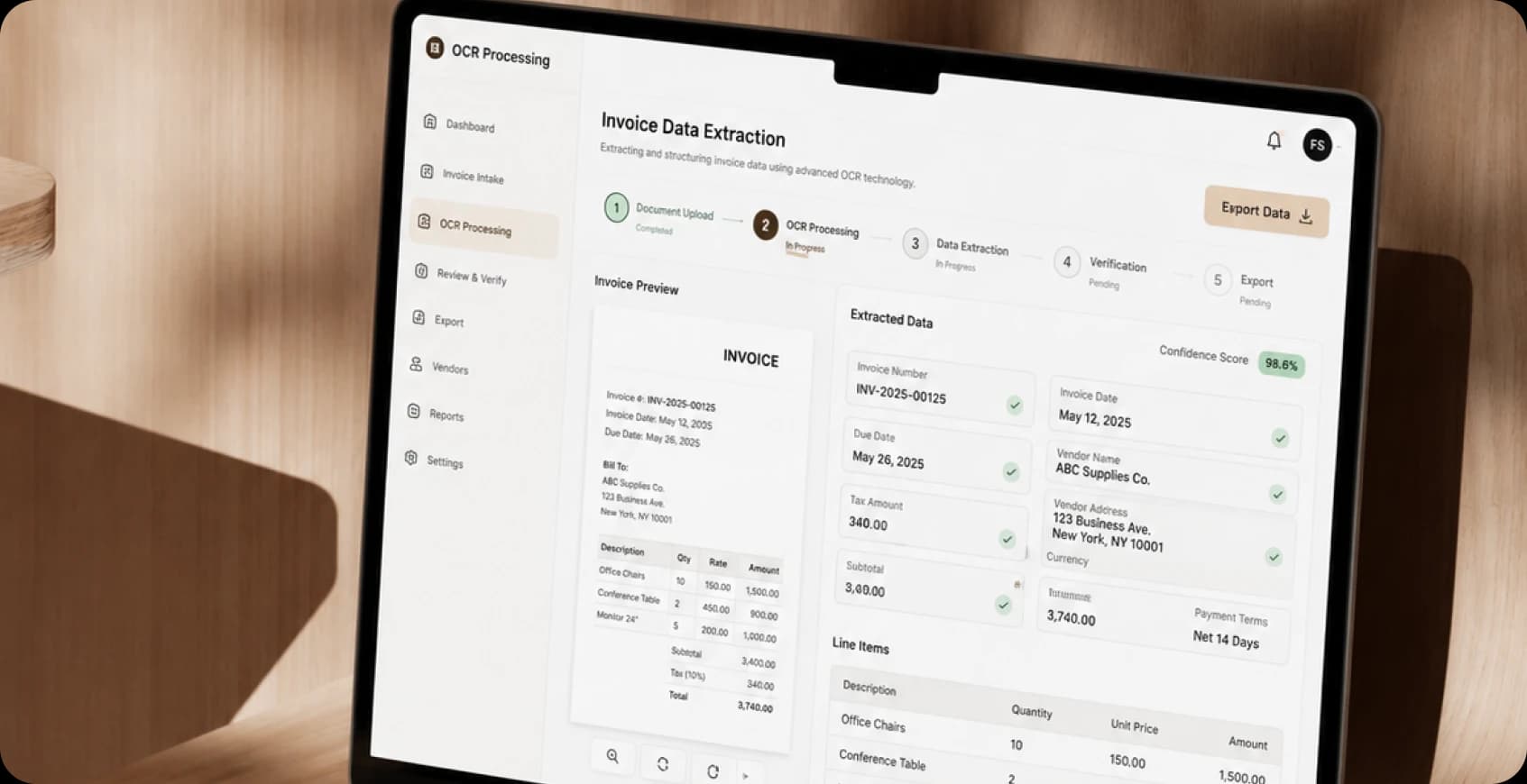 Invoice Data Extraction