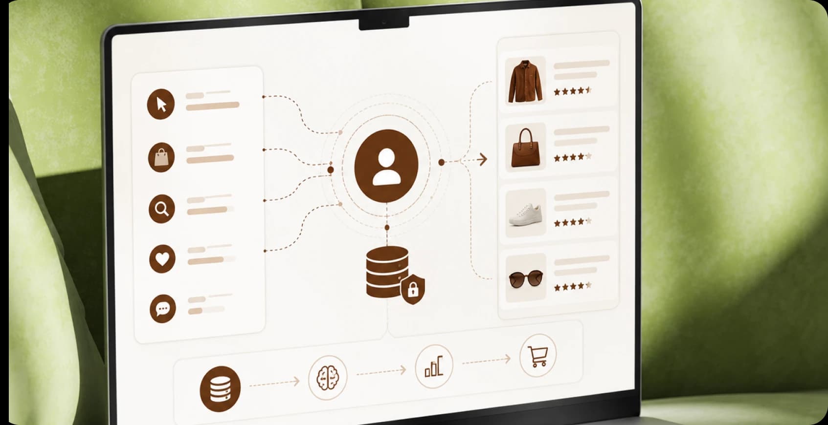 Customer data collection from E-commerce platforms