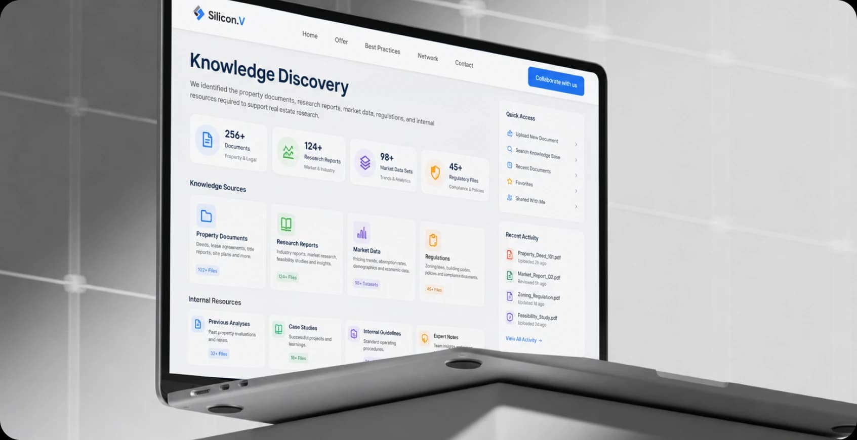 Knowledge discovery for Real Estate research sources