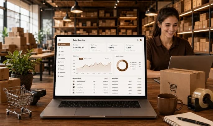 Key deliverables for AI-powered sales and BI dashboard