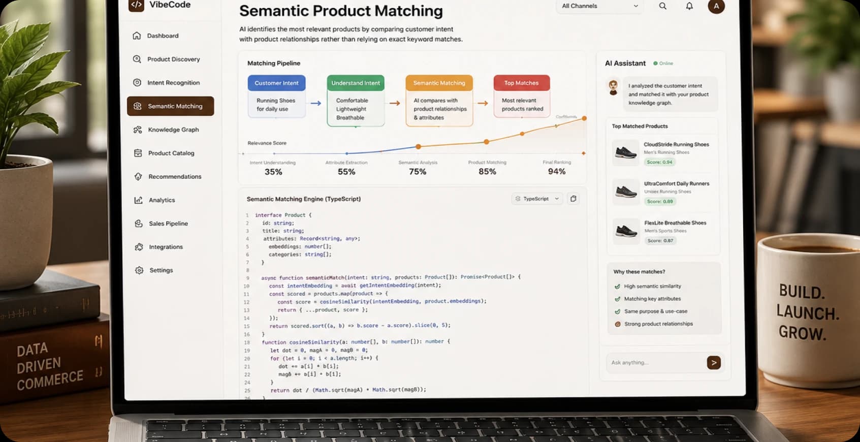 Semantic product matching with Vector Embeddings