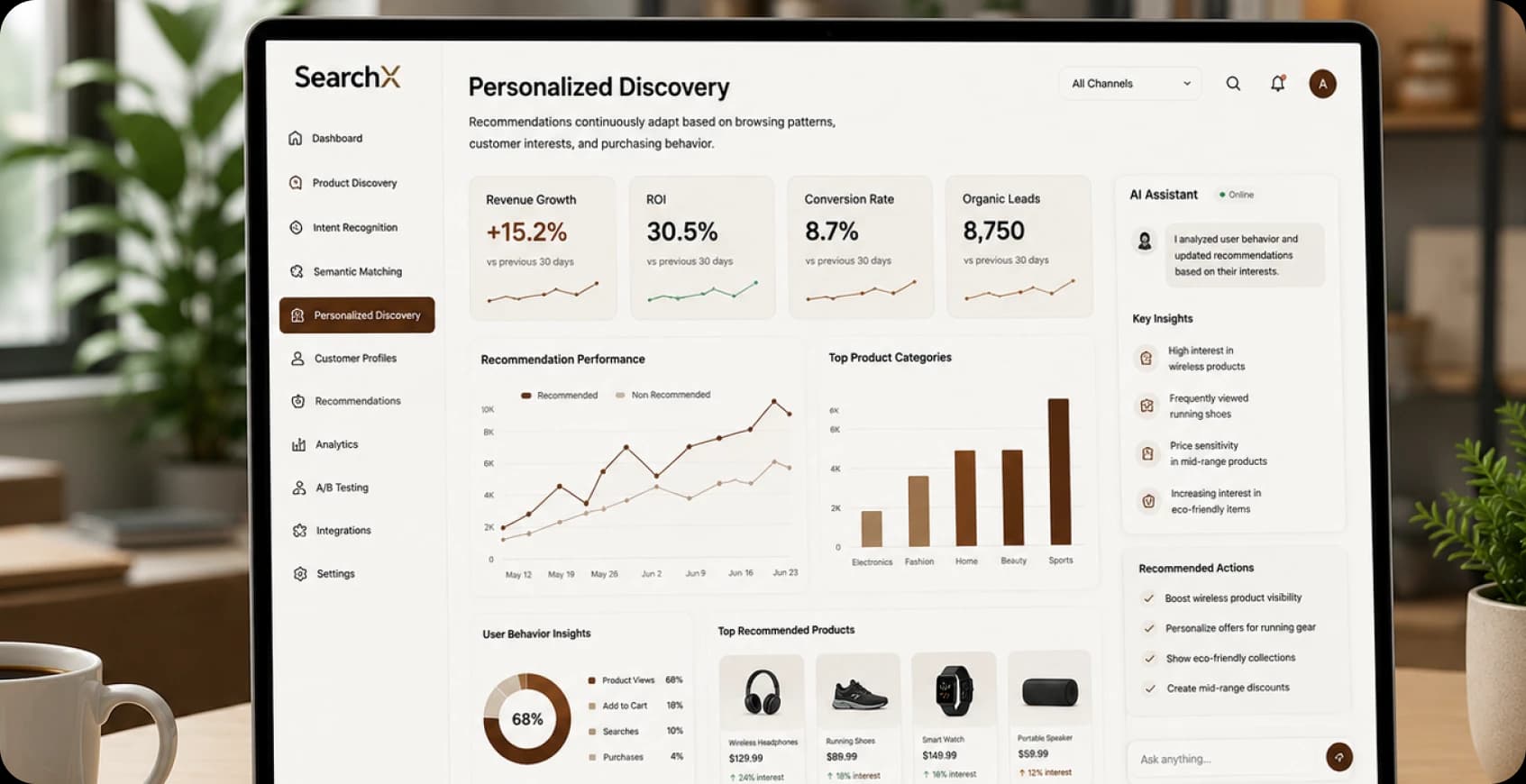 Personalized product discovery recommendations