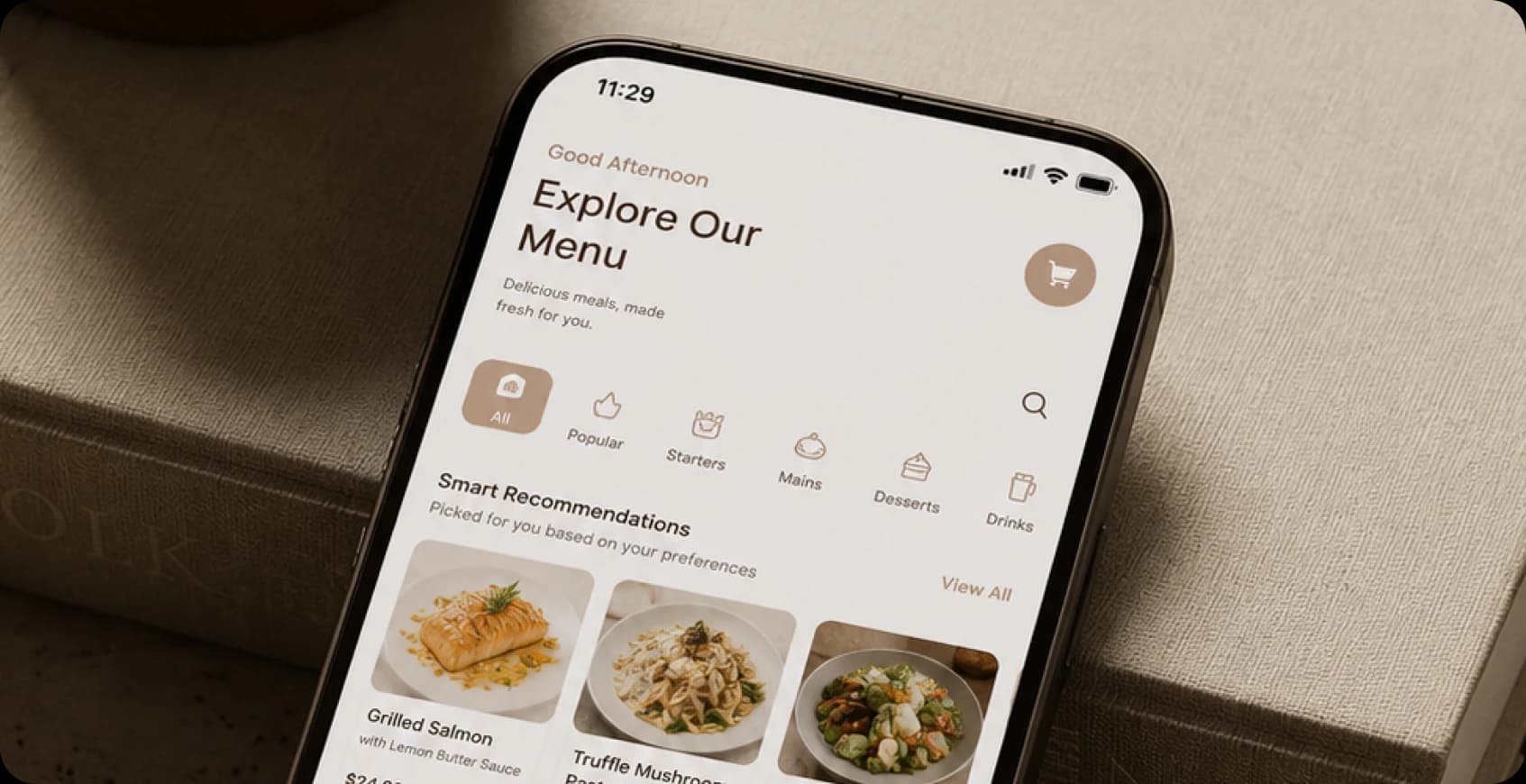 Digital Menu & Smart Recommendations