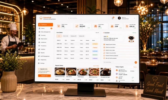 AI Restaurant Ordering Platform Built with Vibe Coding