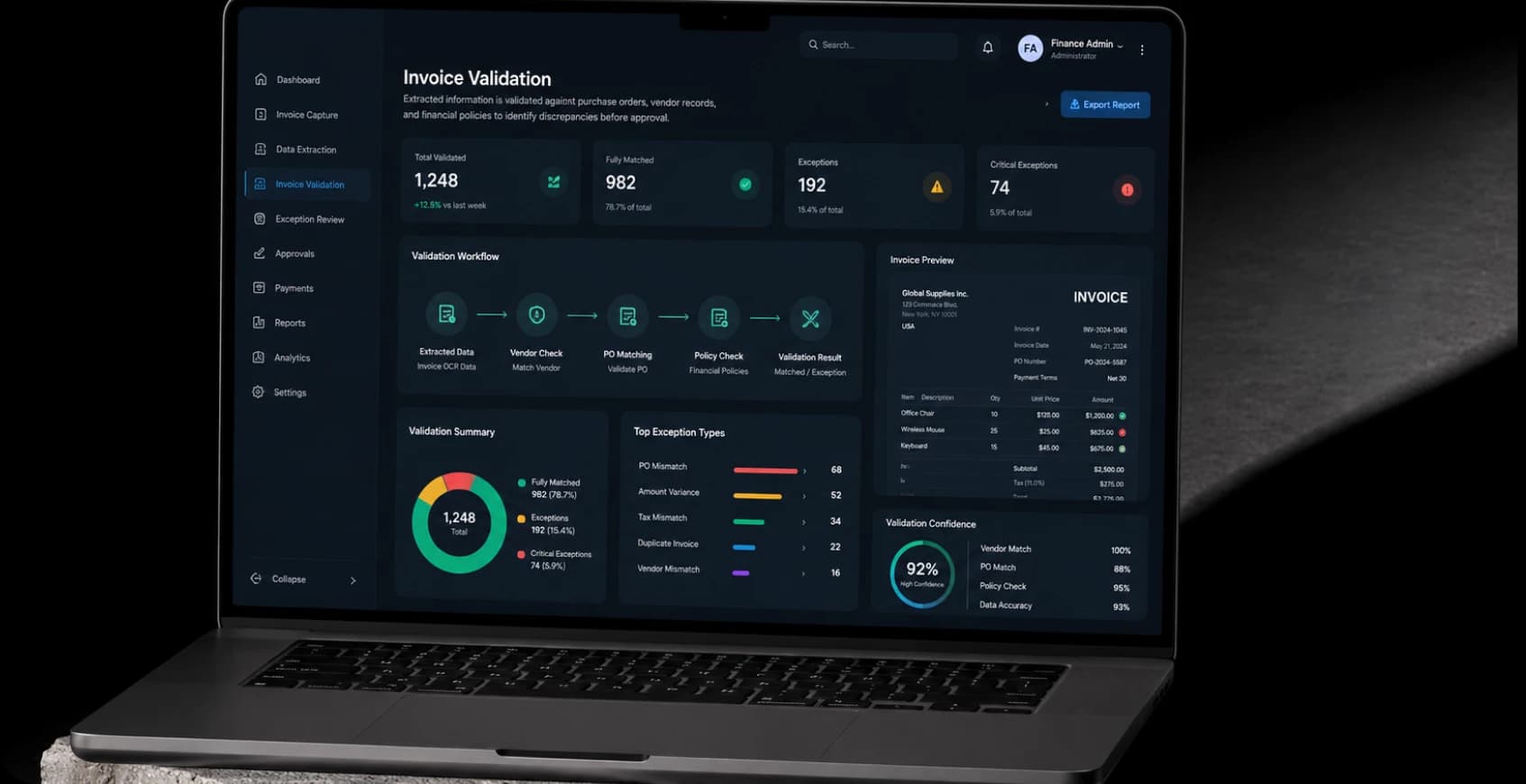 Invoice Validation