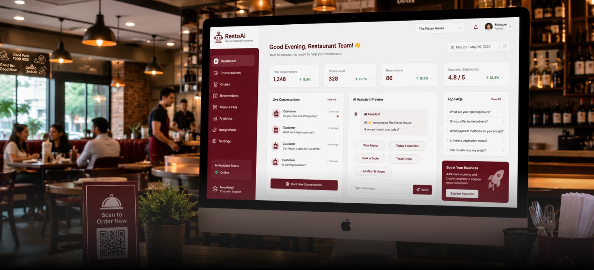 The future of Conversational AI for restaurant customer engagement