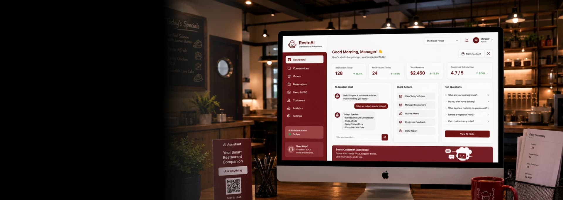 Conversational AI Assistant For Restaurants