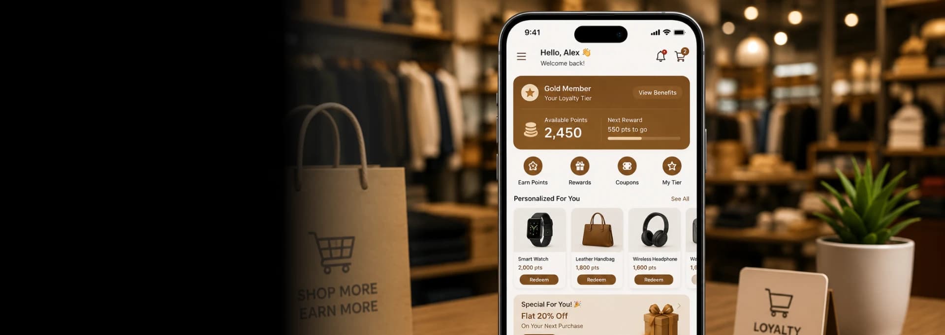 Customer Loyalty & Rewards AI Mobile App