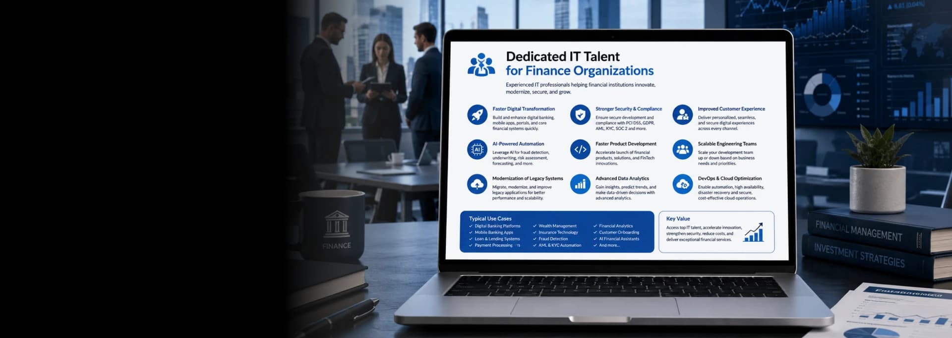 Dedicated IT Talent for Finance Organizations