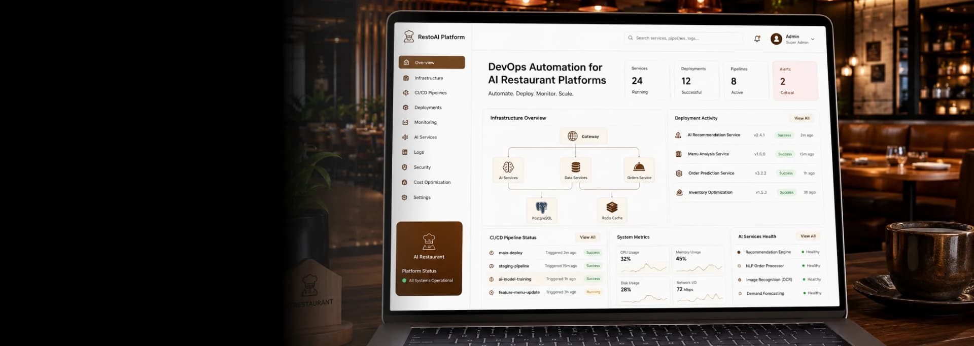 DevOps Automation for AI Restaurant Platforms