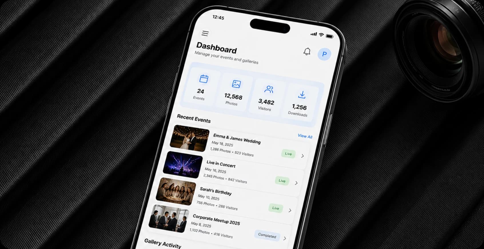 Event Management Dashboard