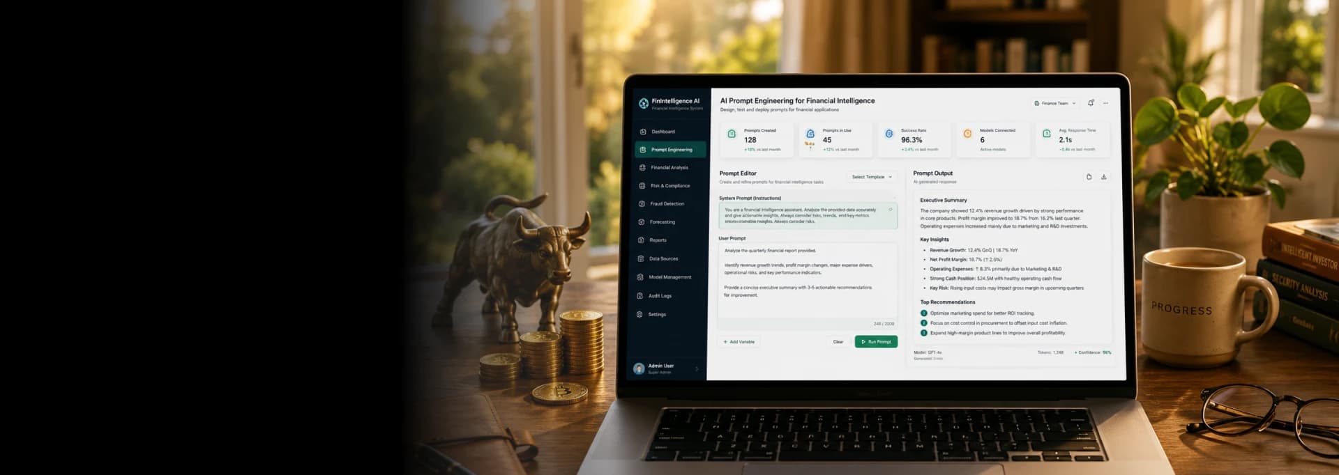 AI Prompt Engineering for Financial Systems