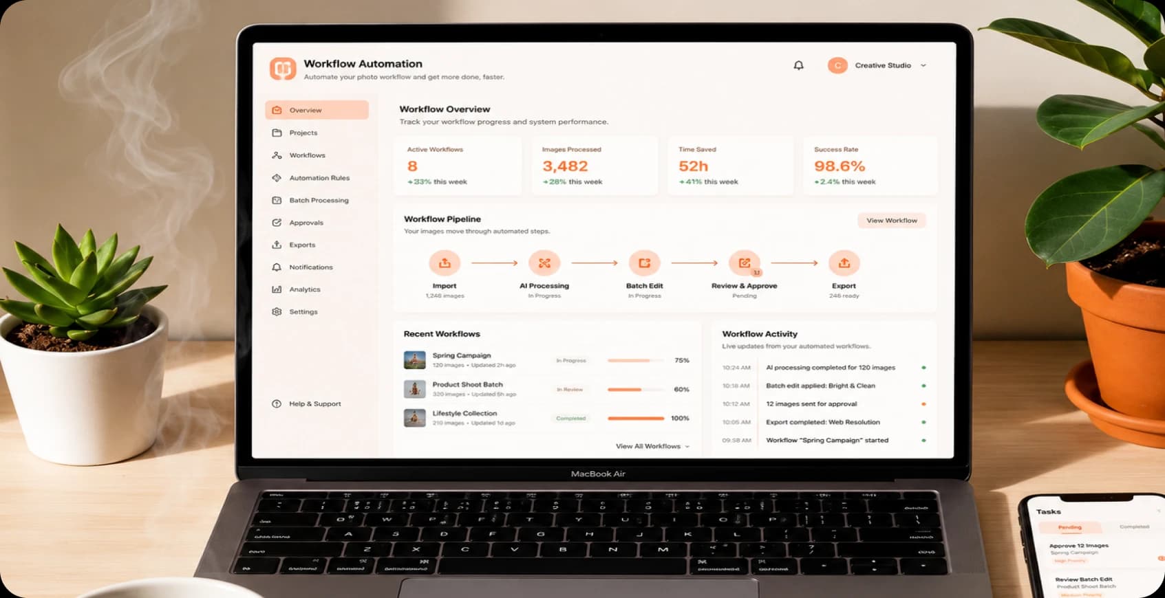 LangGraph workflow automation for batch Photography editing