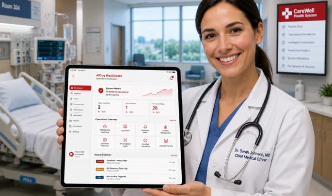 Healthcare Operational Automation with AIOps