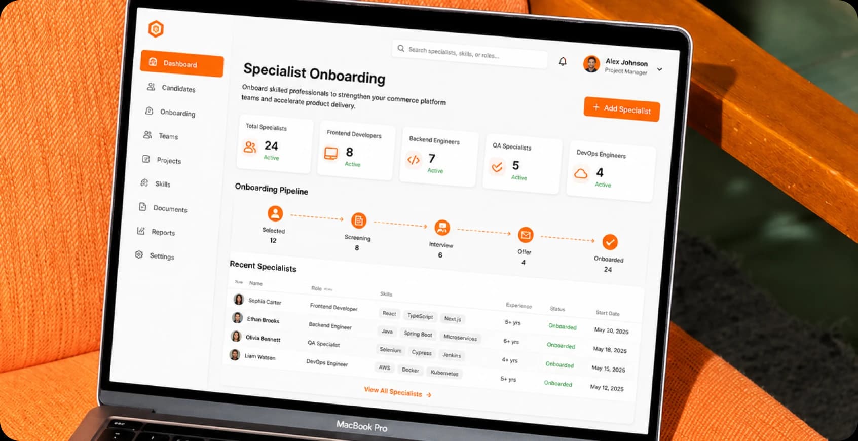 Specialist Onboarding