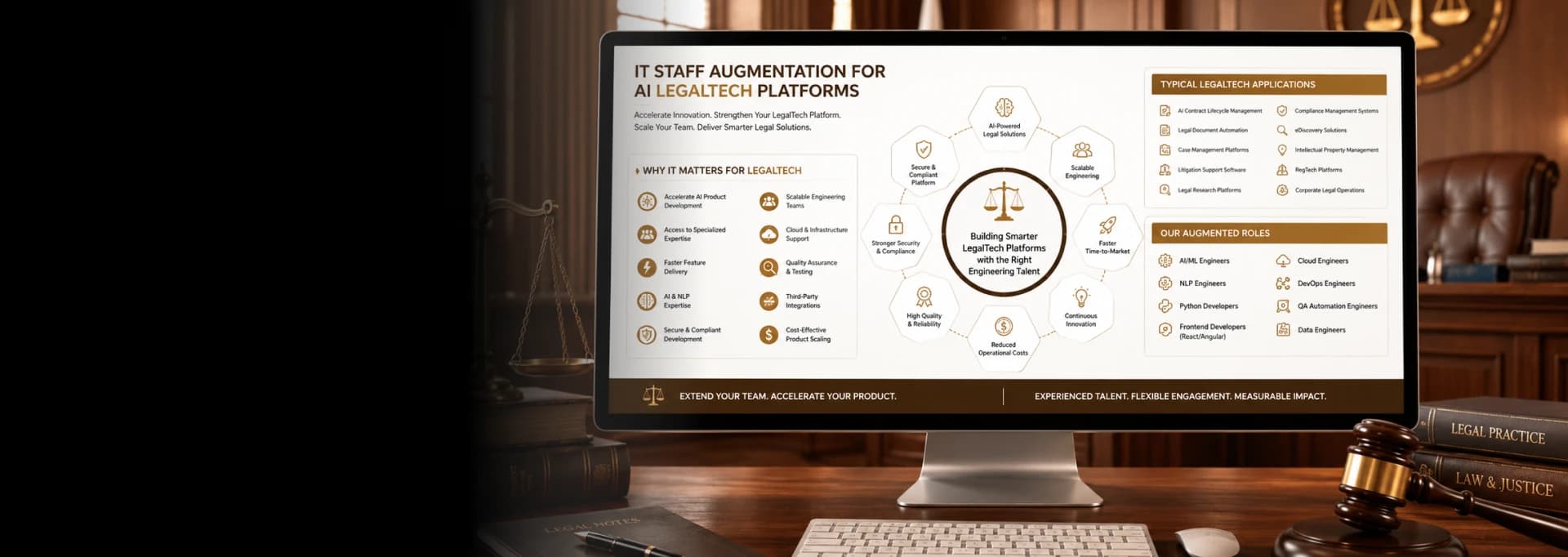 IT Staff Augmentation for AI LegalTech Platforms