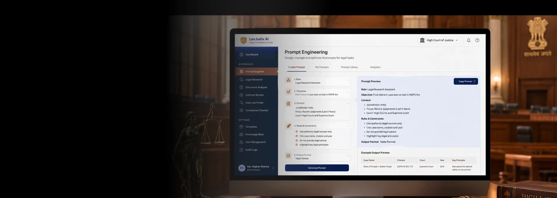 AI Prompt Engineering for Legal AI Systems