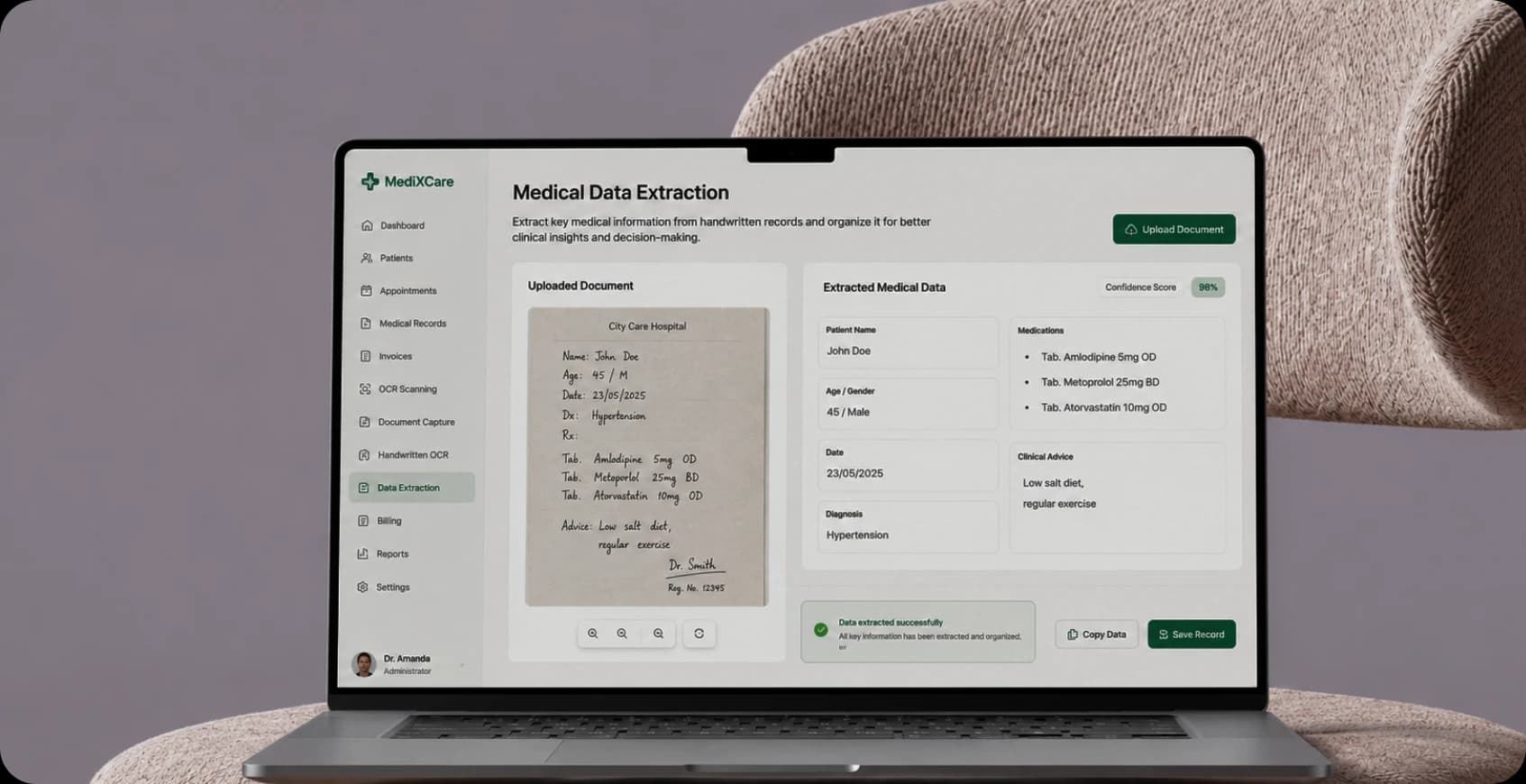 Medical Data Extraction