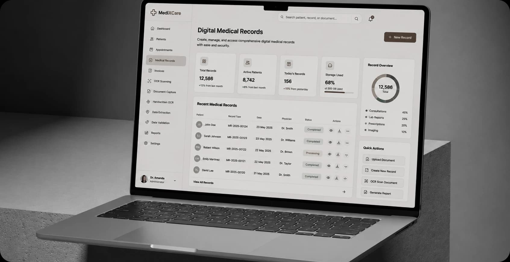 Digital Medical Records Creation