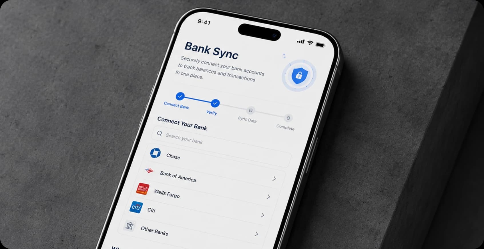 Secure Bank Synchronization