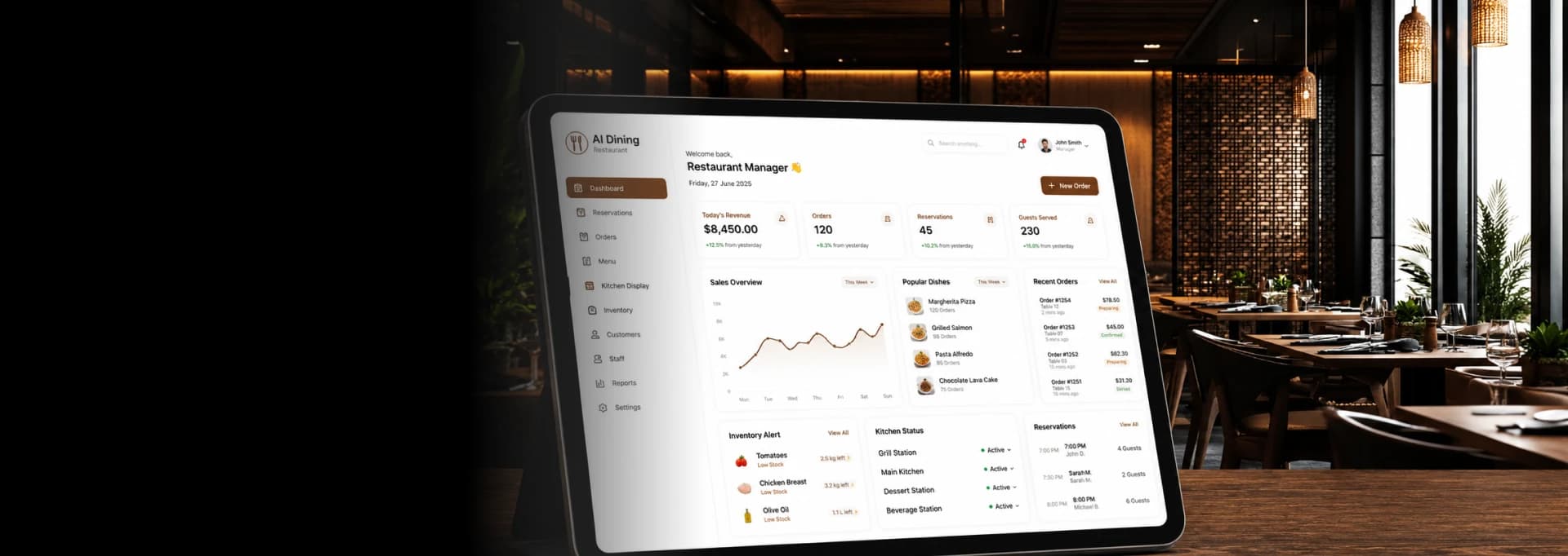 Software Development for AI Dining Platforms