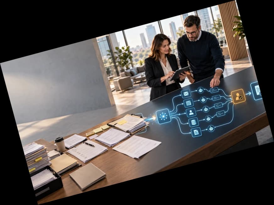 Manual Processes → Intelligent Automation
