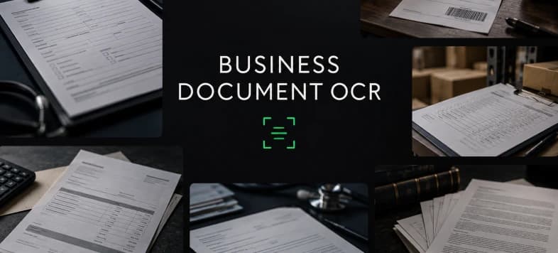 Business Document OCR - What the Pipeline Handles