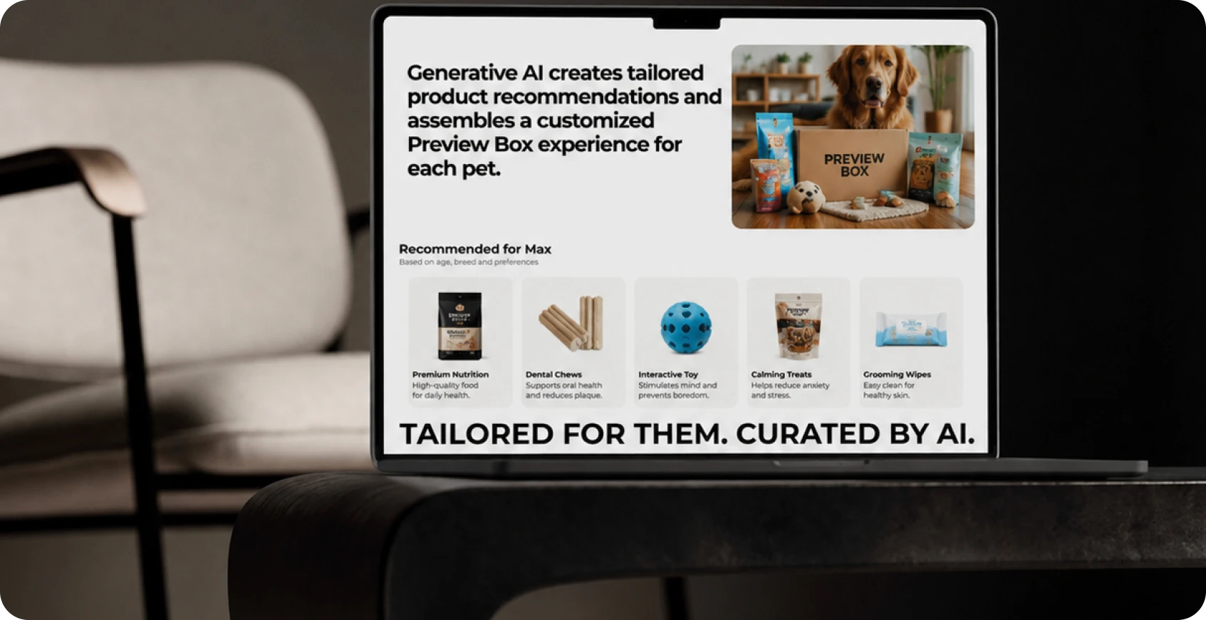 Continuous AI optimization of pet product recommendations based on feedback